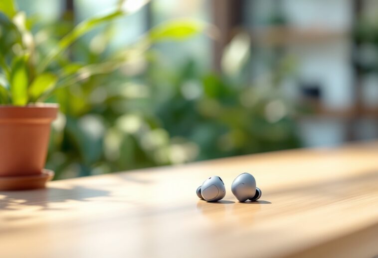 Auricolari Sony WF-C710N in un ambiente moderno