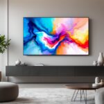 Televisore artistico Samsung con design innovativo