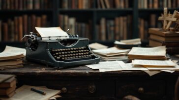 Immagine che rappresenta la scrittura di Agatha Christie con AI