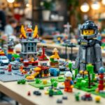 Immagine di Grogu costruito con mattoncini Lego