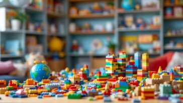 Modello di pianeta Lego da costruire il 11 giugno