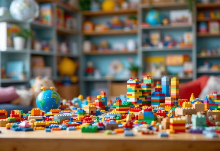 Modello di pianeta Lego da costruire il 11 giugno