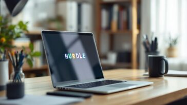 Giocatore che affronta il gioco di parole Hurdle