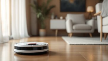 Ecovacs Deebot T30S Combo in azione mentre aspira