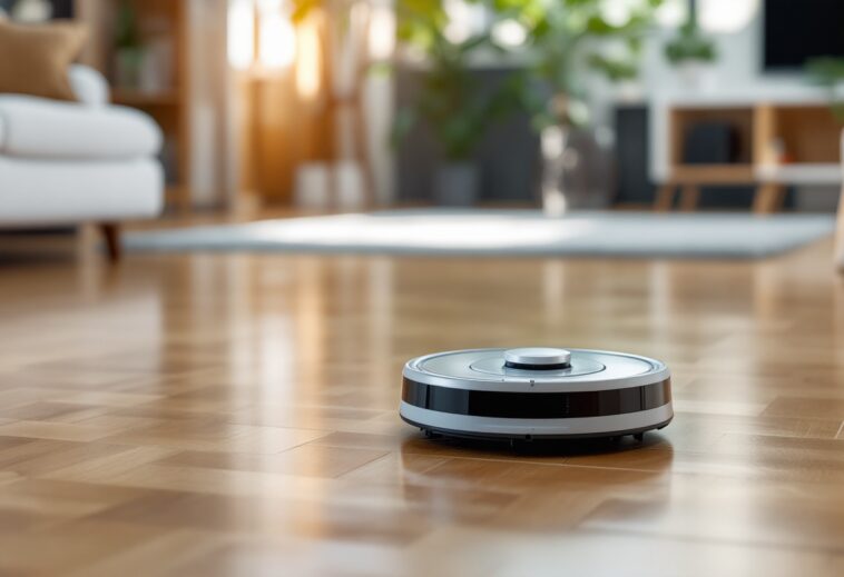 Ecovacs Deebot T30S Combo in azione durante la pulizia