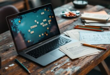 Giocatore che utilizza strategie per vincere a Wordle