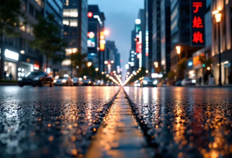 Veicolo autonomo in un contesto urbano americano