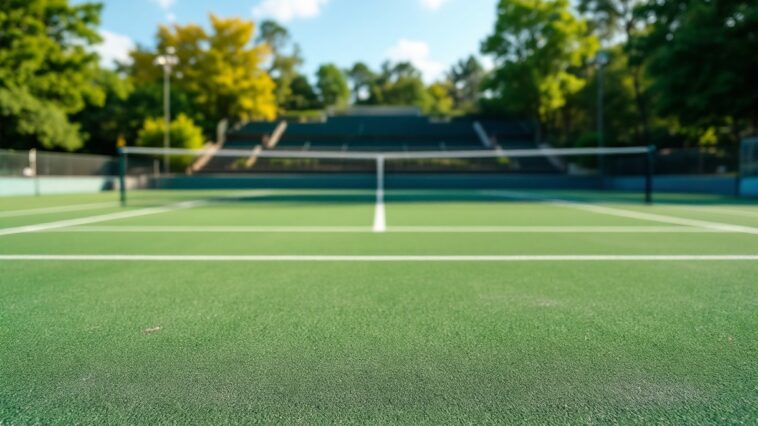 Gadecki e Gauff in azione durante il match del 2025