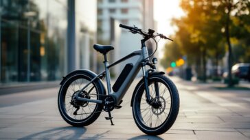 E-bike Heybike Alpha in un paesaggio avventuroso