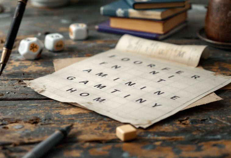 Imagen del juego Hurdle con letras y palabras