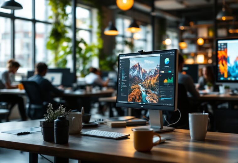 Imagen que ilustra la transformación digital con IA