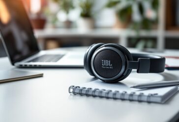 Auricolari JBL Tour One M3 in un ambiente moderno