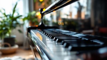 Immagine di un pianoforte con lezioni Skoove