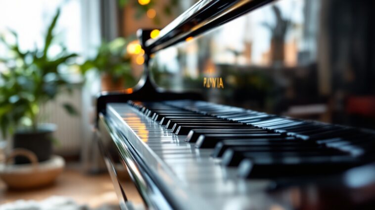 Immagine di un pianoforte con lezioni Skoove