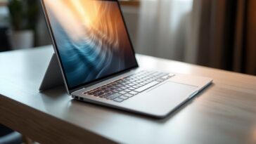 Lenovo Yoga 9 in modalità laptop e tablet