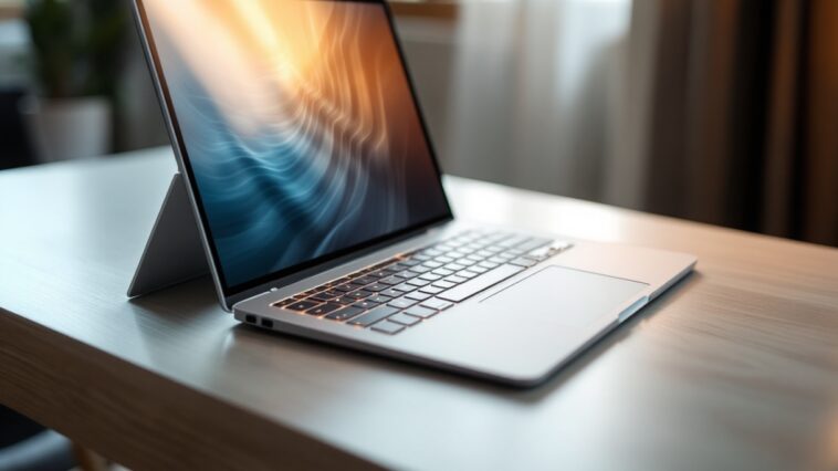 Lenovo Yoga 9 in modalità laptop e tablet