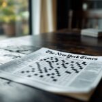 Immagine del Mini Crossword del New York Times con indizi