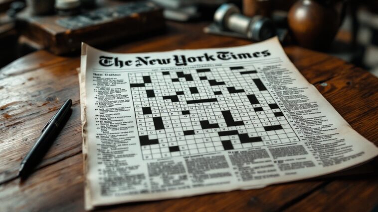 Mini crucigrama emocionante del New York Times