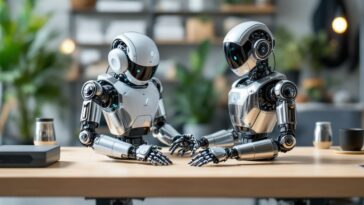 Robot umanoidi di Hugging Face in azione