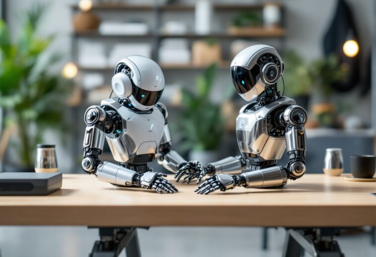 Robot umanoidi di Hugging Face in azione