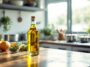 Sam Altman utilizando aceite de oliva en una receta