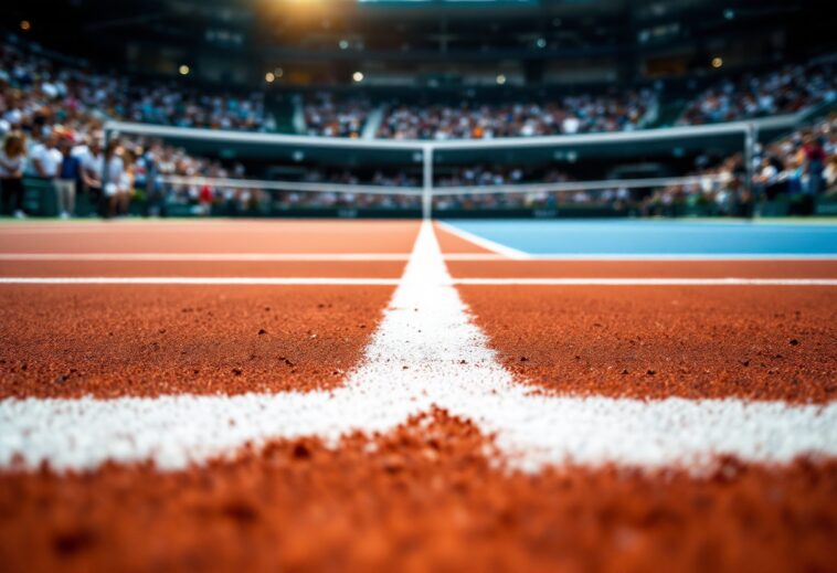 Sinner e Rinderknech in azione a Roland-Garros 2025
