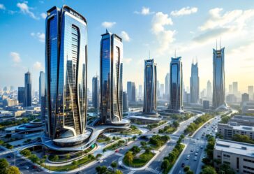 Immagine della nuova città SpaceX in Texas