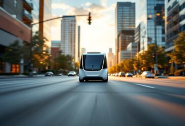 Veicoli autonomi di May Mobility e Uber in azione ad Arlington