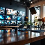 Logo di YouTube e NFL con elementi pubblicitari