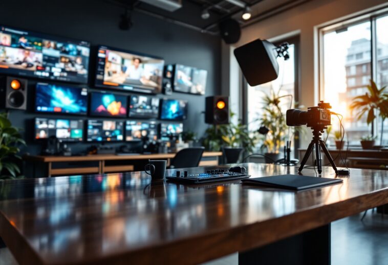 Logo di YouTube e NFL con elementi pubblicitari