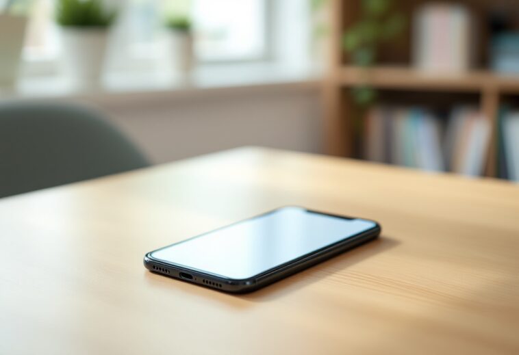 iPhone con app iScanner per scansioni portatili
