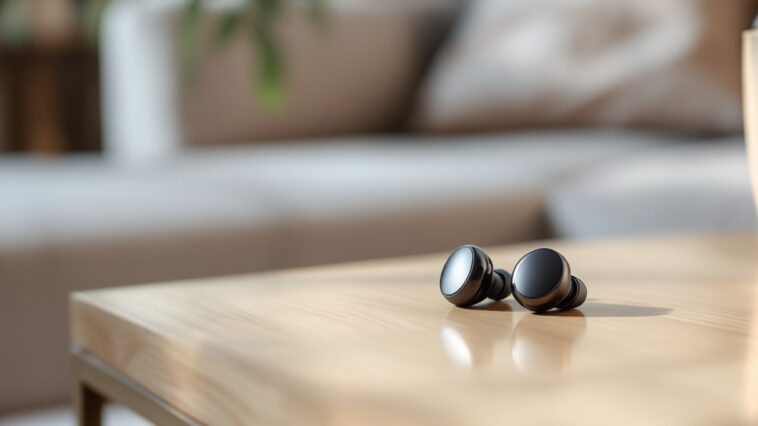 Auriculares inalámbricos Raycon Everyday in uso