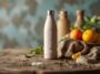 Botella de agua Owala FreeSip en un entorno natural