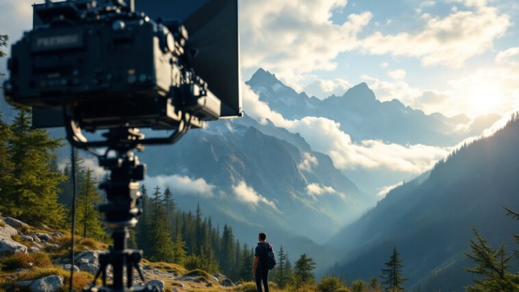 Jason Schwartzman durante el rodaje de Mountainhead