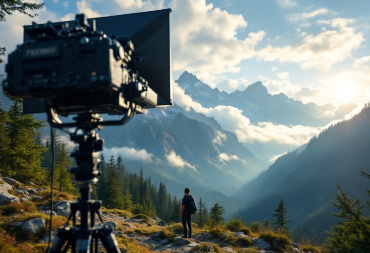 Jason Schwartzman durante el rodaje de Mountainhead