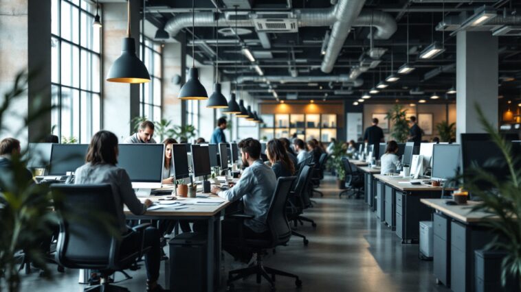 Immagine che rappresenta la deshumanización del lavoro con IA