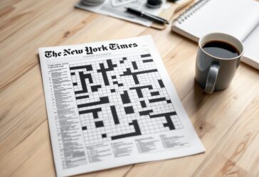 Mini crucigrama del New York Times con parole incrociate
