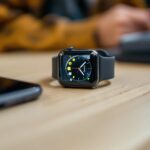 Logo di Snapchat su uno schermo di Apple Watch