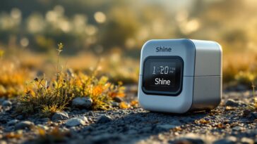 Turbina eolica portatile Shine in azione