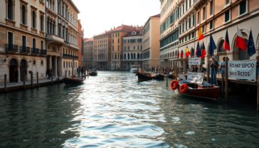 casate en venecia la boda de jeff bezos y las protestas que la rodean 1750889335