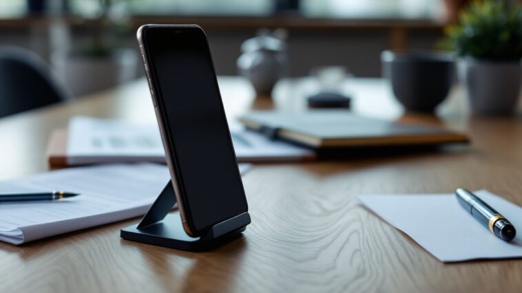 iPhone con iScanner, escáner portátil en acción