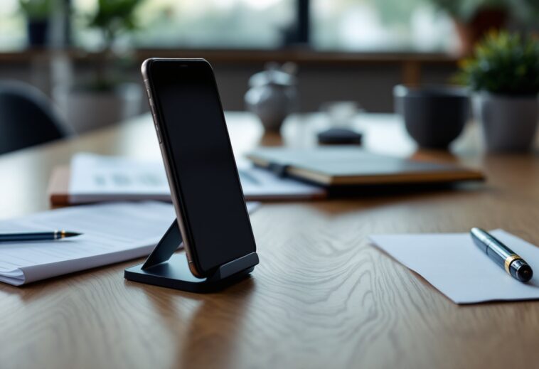 iPhone con iScanner, escáner portátil en acción