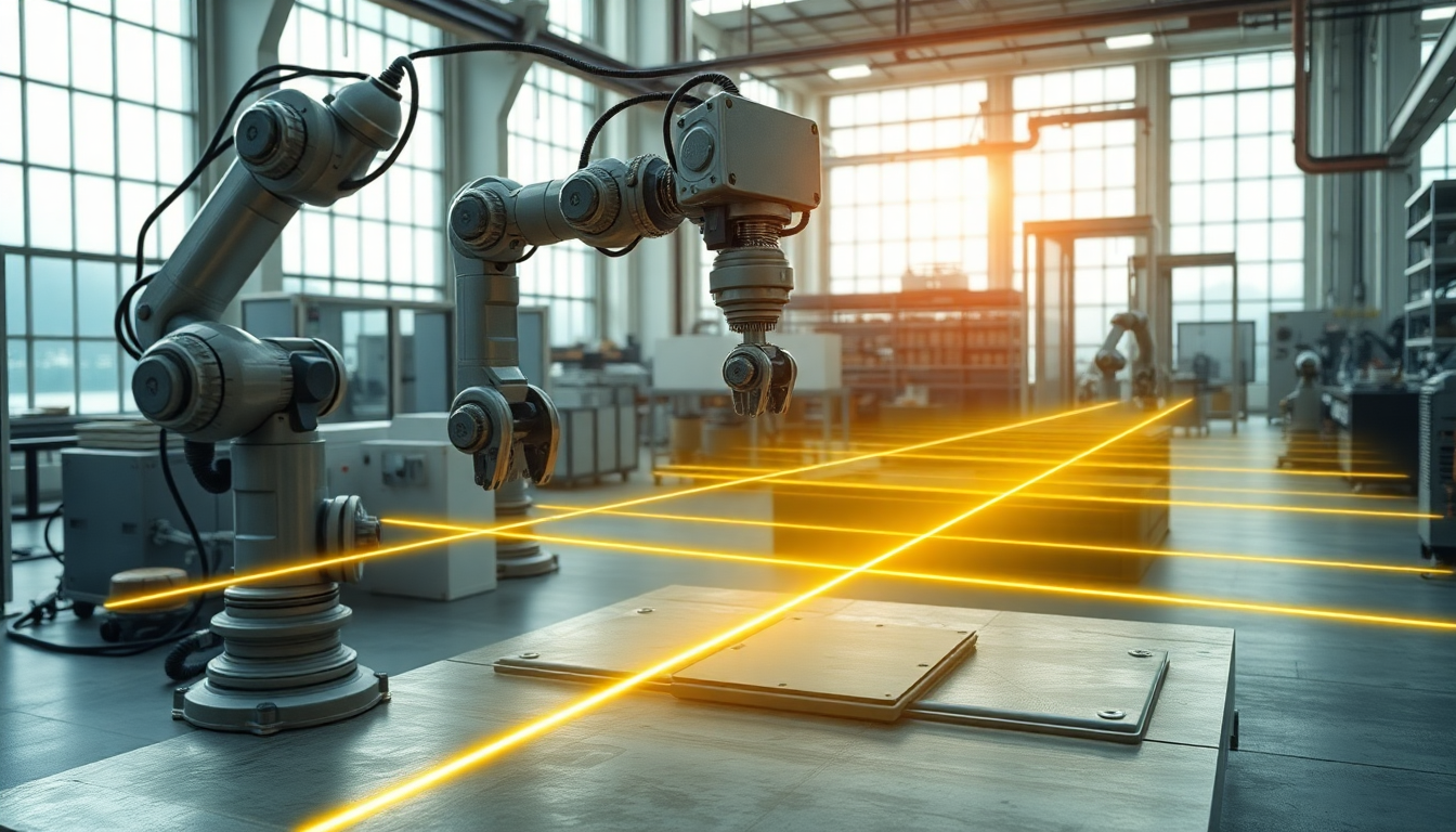Innovaciones en la precisión robótica con láseres en la industria