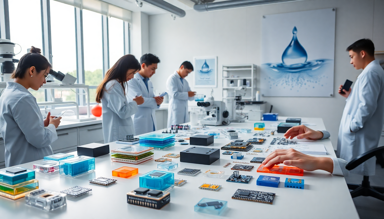 Investigación revela avances en materiales electrónicos que se degradan en agua