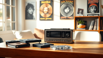 maxell presenta un reproductor de cassette con bluetooth y diseno vintage 1751029609