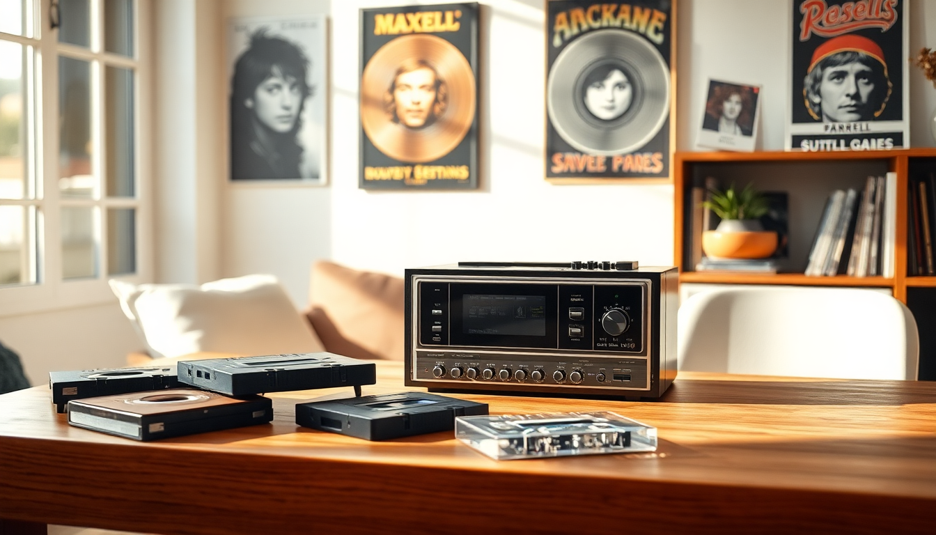 Maxell presenta un reproductor de cassette con Bluetooth y diseño vintage