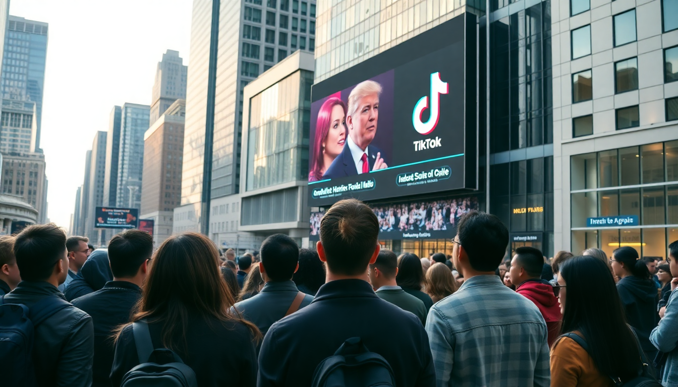 Trump anuncia posible compra de TikTok por un grupo adinerado