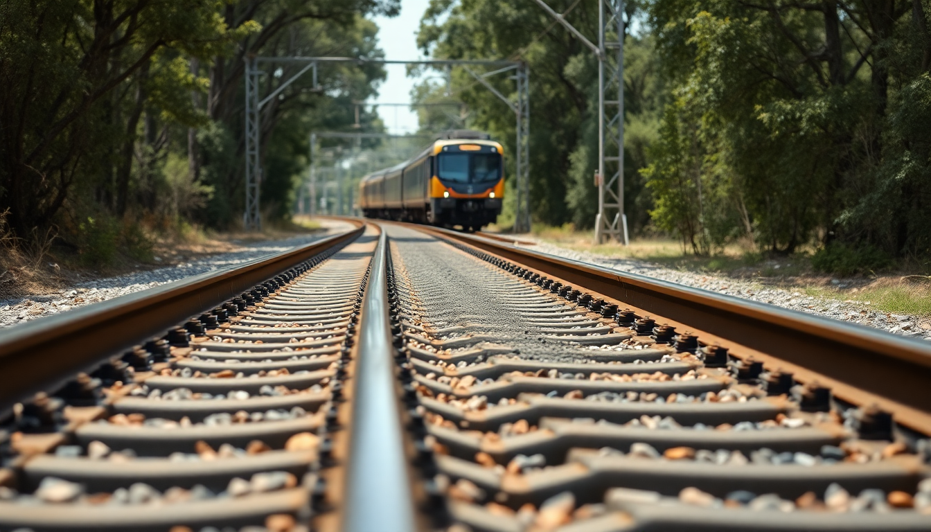 Amortiguadores de goma reciclada: solución para las vías de tren