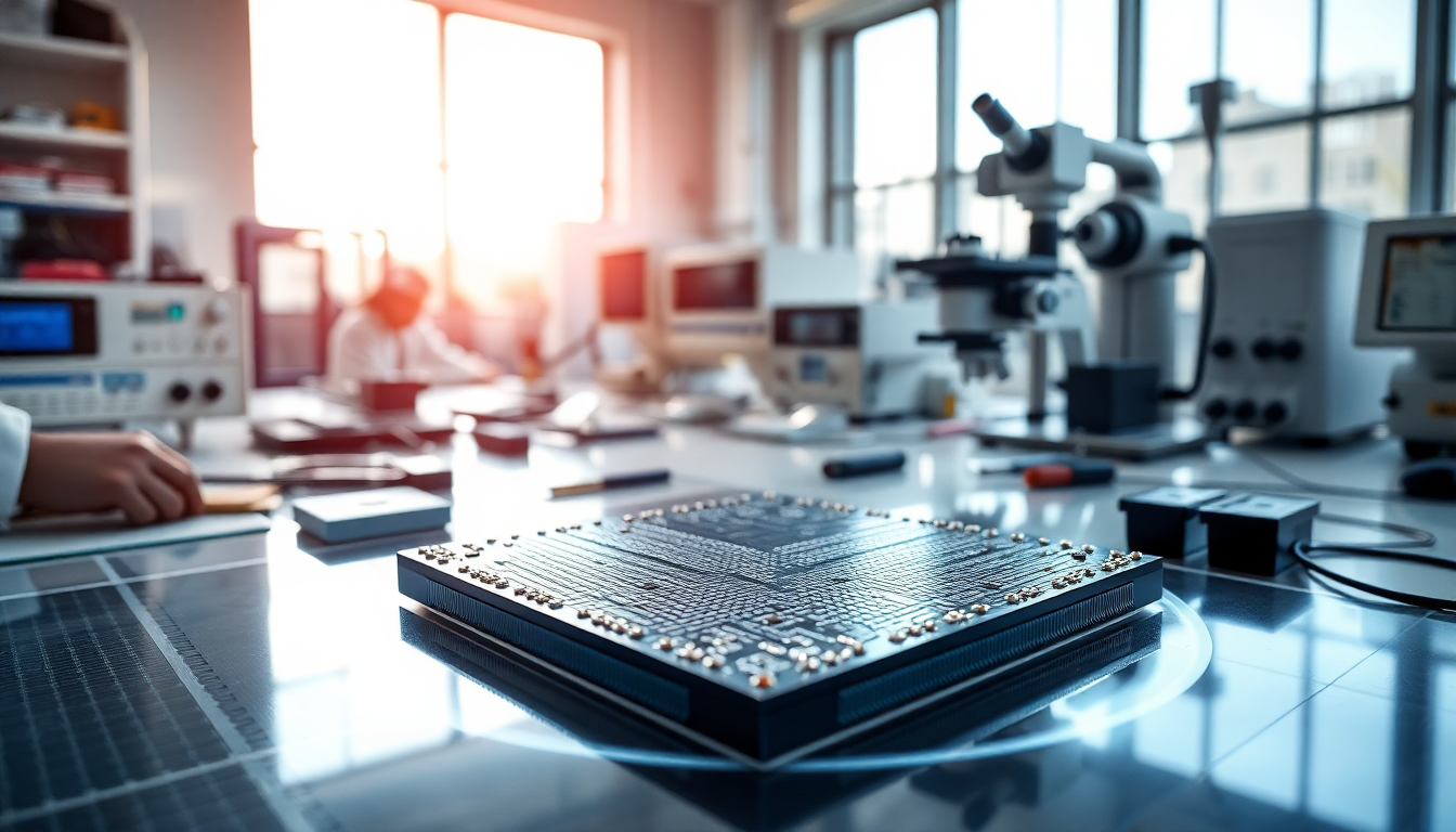 Innovación en sistemas cuánticos: primer chip electrónico-fotónico del mundo