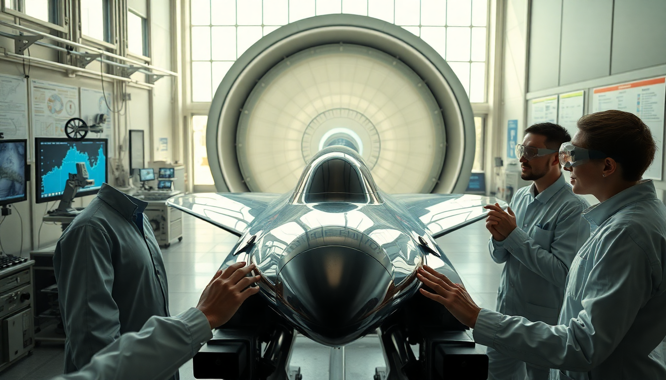 Innovaciones en aerodinámica: La nueva pintura sensible de NASA